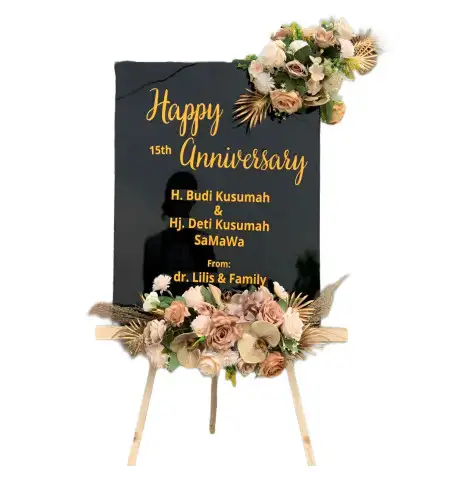 Papan Bunga Akrilik Lembean Timur