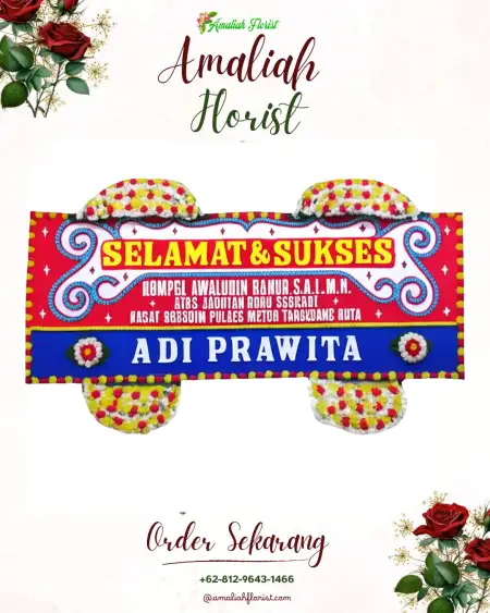 Papan Bunga Ucapan Selamat Lembean Timur